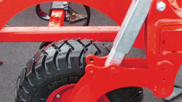 Adjustment of the depth guidance wheels